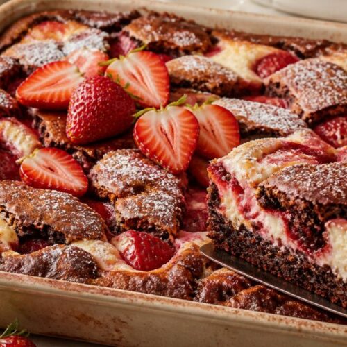 Strawberry Earthquake Cake Recipe