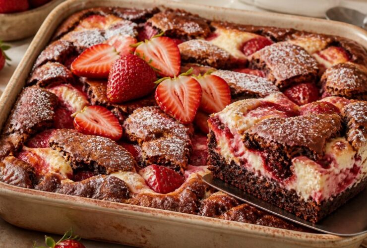 Strawberry Earthquake Cake Recipe