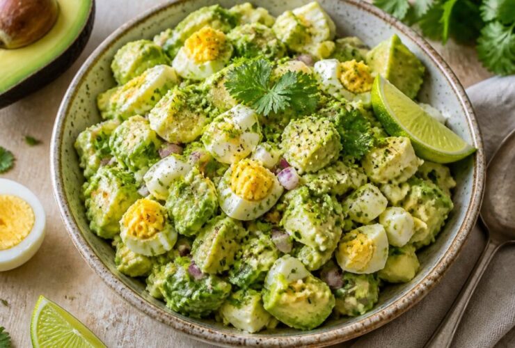 Zesty Avocado Egg Salad Recipe