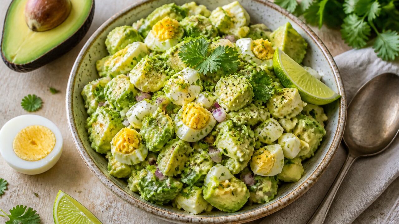 Zesty Avocado Egg Salad Recipe